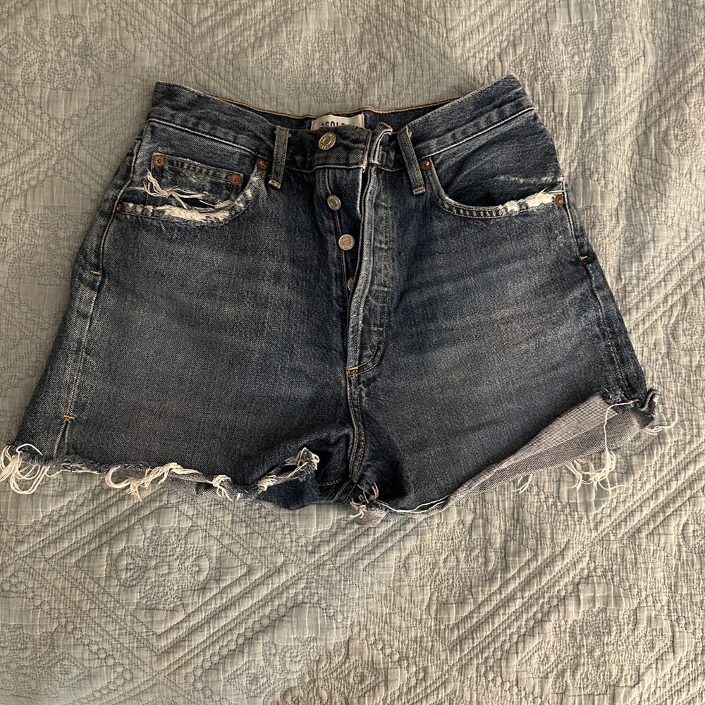 Agolde Parker Long Vintage Shorts size 27